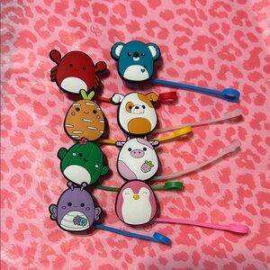 Straw Toppers set of 8 Fits Stanley’s and Starbucks & MOST ALL STRAWS